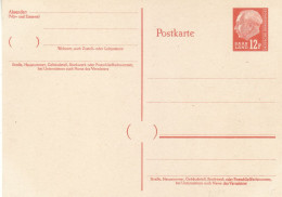 SAAR 1957 POSTCARD MiNr P 47 (*) - Brieven En Documenten