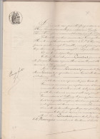 VP 4 FEUILLES - 1881 - PARTAGE - ST GENIS LAVAL - CHAPONOST - ORLIENA - Manuskripte