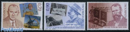 Luxemburg 2009 Famous People 3v, Mint NH, Nature - Horses - Art - Bridges And Tunnels - Modern Art (1850-present) - Pa.. - Unused Stamps