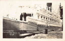 JUNEAU (AK) SS Northwestern - Jan. 22nd, 1916 - REAL PHOTO - Juneau