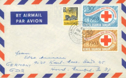 KENYA - 1965 - STAMPS COVER TO GERMANY. - Kenia (1963-...)