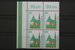 Deutschland, MiNr. 1406 A, Viererblock, Ecke Li. Oben, Postfrisch - Neufs