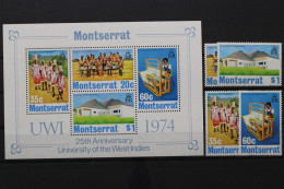 Montserrat, MiNr. 301-304, Block 4, Postfrisch - Montserrat