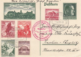 Zeppelin - 1938 - Allemagne - Carte Du 01/12/1938 - Vers L'Allemagne - Zeppeline
