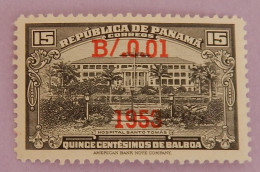 PANAMA YT 288 NEUF**MNH "HOPITAL SAINT THOMAS' ANNÉE 1953 - Panamá