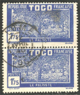 870 Togo 1928 1f75 Bleu Palmiste Palm Tree (TGO-113) - Trees