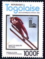 870 Togo Ski Jump Saut A Ski 1000f MNH ** Neuf SC (TGO-92) - Ski