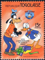 870 Togo Donald Dingo Goofy Costume MNH ** Neuf SC (TGO-12b) - Disney