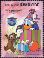 870 Togo Disney Donald Chipmunk MNH ** Neuf SC (TGO-7a) - Togo (1960-...)