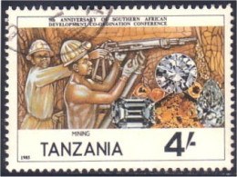 866 Tanzania Coal Charbon Houille Mines Mining Mineur Miner (TZN-99) - Minerales