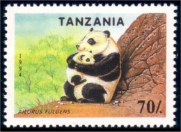 866 Tanzania Bear Panda MNH ** Neuf SC (TZN-76b) - Ours