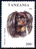 866 Tanzania Chien Moscow Toy Terrier Dog MNH ** Neuf SC (TZN-70a) - Tanzania (1964-...)