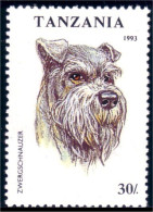 866 Tanzania Chien Schnauzer Dog MNH ** Neuf SC (TZN-65a) - Tanzania (1964-...)