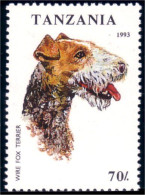 866 Tanzania Chien Wire Fox Terrier Dog MNH ** Neuf SC (TZN-67a) - Tanzania (1964-...)