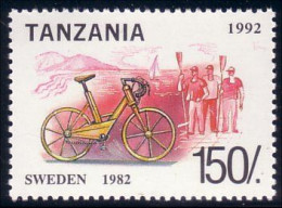 866 Tanzania Suede Old Bicycle 1982 MNH ** Neuf SC (TZN-62a) - Ciclismo