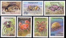 866 Tanzania Crabes Crabs Crustaces MNH ** Neuf SC (TZN-23a) - Tanzania (1964-...)