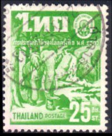 858 Thailand Elephant Elefant Elefante Olifant Norsu (THA-80) - Elefanti