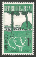 855 Tchad Elephant Elefante Norsu Elefant Olifant MH * Neuf CH (TCD-56) - Elefanti