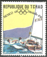 855 Tchad Voile Sailing Mexico Olympiques 1968 MNH ** Neuf SC (TCD-42e) - Schiffe