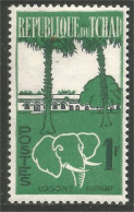 855 Tchad Elephant Elefante Norsu Elefant Olifant MNH ** Neuf SC (TCD-23) - Eléphants