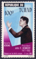 855 Tchad John Kennedy MH * Neuf CH (TCD-5) - Kennedy (John F.)