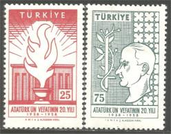 890 Turquie Mausolée Ataturk Mausoleum MH * Neuf CH (TUR-61) - Unused Stamps