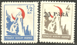 890 Turquie Postal Tax Nurse Infirmière MH * Neuf CH (TUR-36) - Medicine