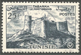 888 Tunisie 25f Fort Génois (TUN-127) - Used Stamps