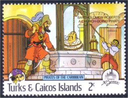 886 Turks Caicos Buccaneers Boucaniers Pirates MNH ** Neuf SC (TUK-89c) - Schiffe