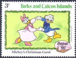 886 Turks Caicos Donald Daisy Danse Dance MNH ** Neuf SC (TUK-71d) - Baile