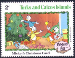 886 Turks Caicos Disney Noel Christmas Tree MNH ** Neuf SC (TUK-69b) - Disney