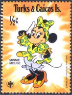 886 Turks Caicos Disney Minnie Costume MNH ** Neuf SC (TUK-54b) - Disney