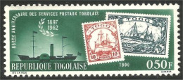 870 Togo Bateau Boat Ship Schiff Stamp On Stamp Timbre Sur Timbre Sans Gomme (TGO-165c) - Schiffe