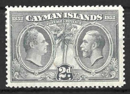 CAYMAN Is.....KING GEORGE V...(1910-36..)....." 1932.."......2d.......SG88..........MH... - Iles Caïmans