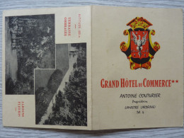 CP Lamastre (07) Grand Hôtel Du Commerce, Carte Avec Photos - Lamastre