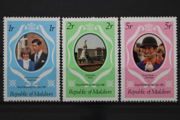 Malediven, MiNr. 928-930, Postfrisch - Maldivas (1965-...)