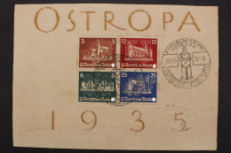 Deutsches Reich, MiNr. Block 3, Sonderstempel, BPP Kurzbefund - Blocks & Sheetlets