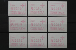 Südafrika Automaten, MiNr. 3 P.002-004 + 006-011, Postfrisch - Sonstige & Ohne Zuordnung