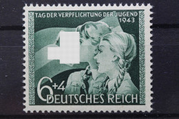 Deutsches Reich, MiNr. 843 PLF F 23, Postfrisch - Varietà & Curiosità