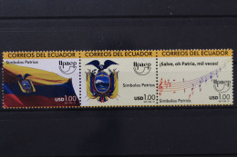 Ecuador, MiNr. 3257-3259 Zd, Postfrisch - Ecuador