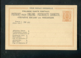 "FINNLAND" 1888, Postkarte Mi. P 16 ** (A0185) - Postal Stationery