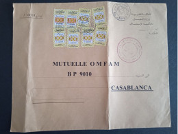 Maroc - Morocco - Marruecos - 2010 - Lettre Avec 8 Vignettes Type 1 - N°6 - Marruecos (1956-...)