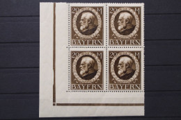Bayern, MiNr. 109 I A, 4er Block, Ecke Links Unten, Postfrisch - Mint