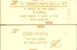 CARNET 2102-C4 Sabine De Gandon "CODE POSTAL" Fermé Bas Prix état Parfait Soigné TRES RARE - Moderne : 1959-...