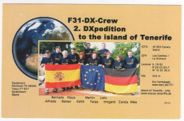 AK 211374 QSL - Spain / Germany - Tenerife - Radio Amateur
