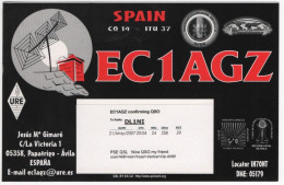 AK 211376 QSL - Spain - Papatrigo - Ávila - Radio Amateur