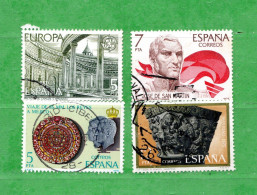 (Us6) ) SPAGNA °- 1978 -  Yv. 2119-2135-2137-2149.  Usati. - Used Stamps