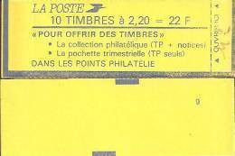 CARNET 2376-C 4 Liberté De Delacroix "POUR OFFRIR DES TIMBRES" Fermé, Parfait état Bas Prix. - Moderne : 1959-...
