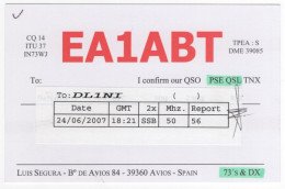 AK 211377 QSL - Spain - Avios - Amateurfunk