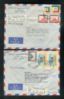 "JORDANIEN" 1967, 2 Reco-/Lupo-Briefe Ex Amman Nach Deutschland (A0191) - Jordania